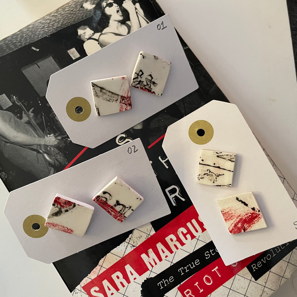 Riot Grrrl studs