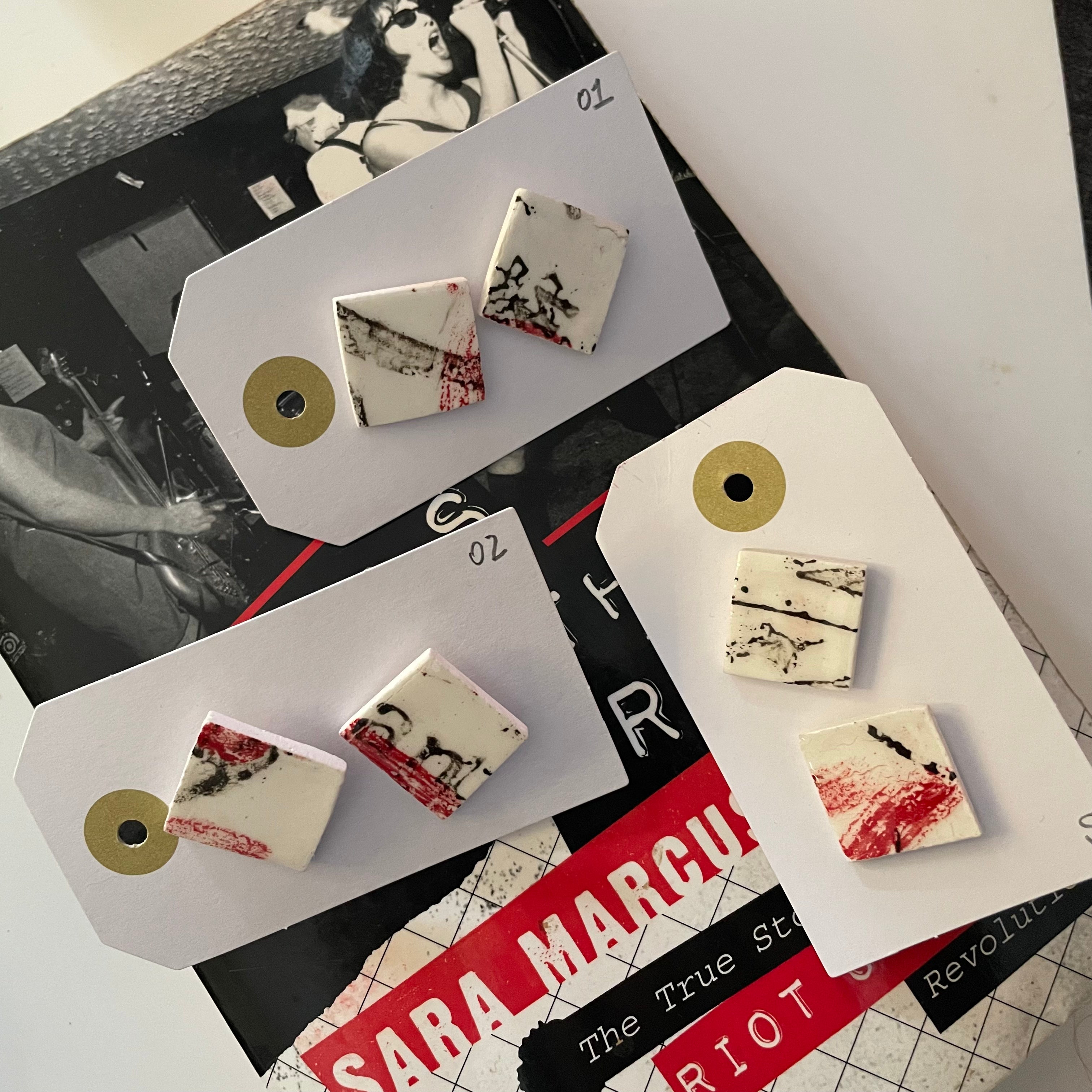 Riot Grrrl studs